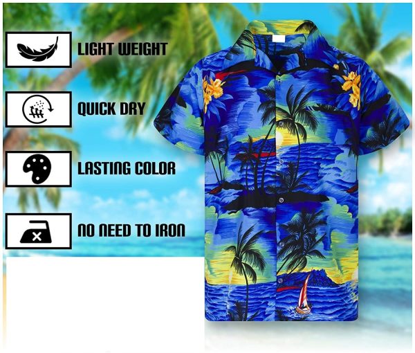 1980s Hawaiian shirt for holiday party tropical aloha