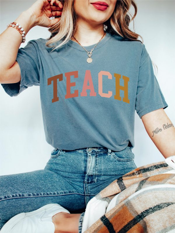 Comfort Colors® Teach Shirt, Cute Teacher Shirt, Teacher Appreciation, Back to School Shirt, Elementary School Teacher Shirt, New Teacher