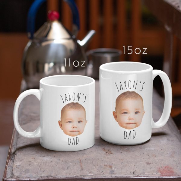 Baby Photo Mug Personalized, Baby Photo Mug, Baby Face Gift Mug, Personalized Photo Gift, Fathers Day Gift