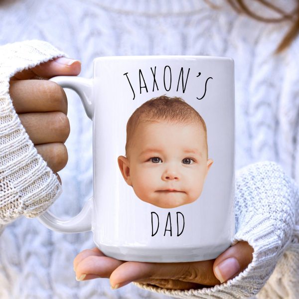 Baby Photo Mug Personalized, Baby Photo Mug, Baby Face Gift Mug, Personalized Photo Gift, Fathers Day Gift